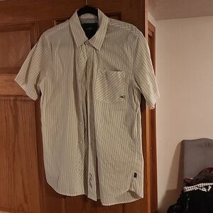 Oneill button up short sleeve shirt Medium